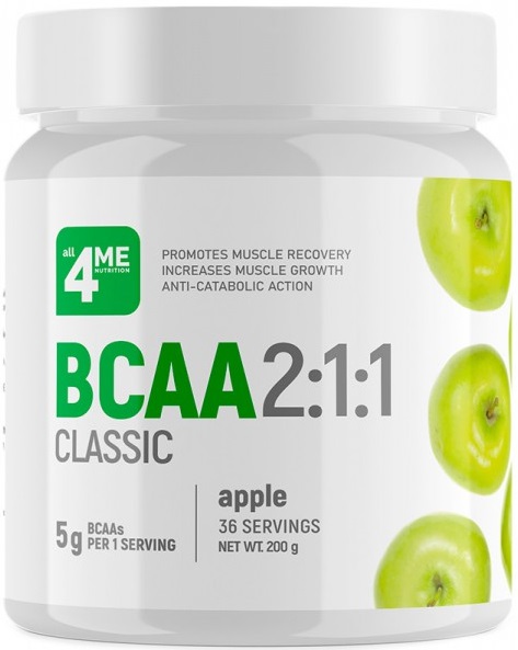 BCAA 200г Яблоко 4me Nutrition  &