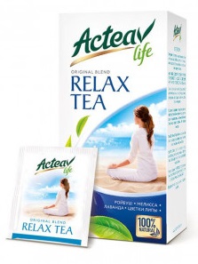 Acteav life Релакс чай зеленый с раст.компонентами 2г №25пак.