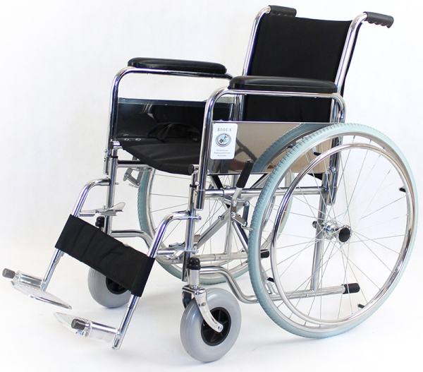 Инвалидная коляска BIOLA FS901-46 PU съемные подлокотники ширина сиденья 46см