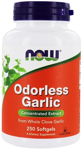 NOW FOODS Odorless Garlic Чеснок без запаха №250капс.  &@