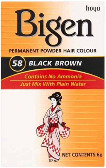 Bigen Powder краска порошок для волос №58  6гр
